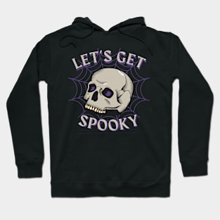 Halloween skull, halloween vintage, let's get spooky Hoodie